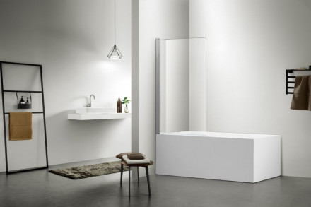 Aquatek AQNAP6211-80 Шторка на ванну поворотная 800x1500, хром