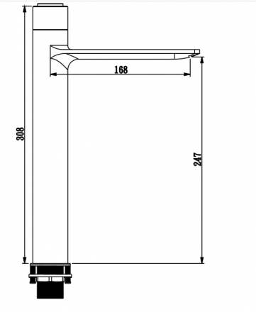 Savol S-601810GAB смеситель для раковины высокий