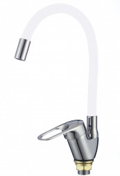 Fmark FM4104-02 смеситель с гибким цветным изливом для кухонной мойки