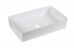 Milleau Miel MU7060C-GW Раковина накладная 60x37x13 белый глянец