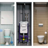 Geberit Duofix 458.125.11.1 инсталляция для подвесного унитаза с клавишей Delta 51 Geberit Duofix 458.125.11.1 инсталляция для подвесного унитаза с клавишей Delta 51