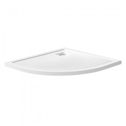 BelBagno UNO TRAY-MR-UNO-R-80-550-35-W-CR душевой поддон из искусственного мрамора в комплекте с сифоном
