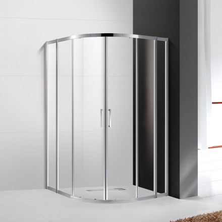 CEZARES SLIDER-B-1-90/100-C-NERO душевая дверь в нишу