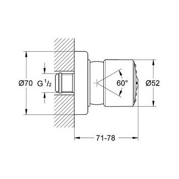 Grohe Relexa plus 28198000 Душевая форсунка