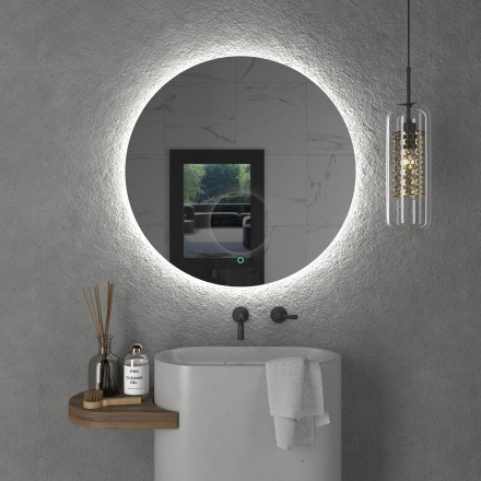 Onika Сола 70 с LED зеркало подсветкой, круглое