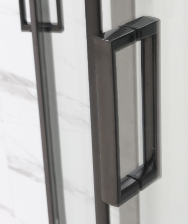 Frank F409/1 Black Душевая кабина 90x90 (без крыши)