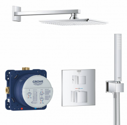 Grohe Grohtherm Cube 34741000 Душевой комплект встроенный