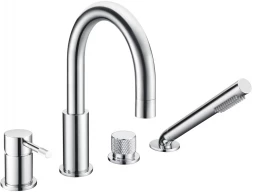 Boheme Uno 460-CR Смеситель на борт ванны