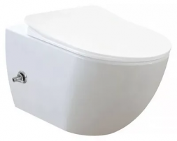 Creavit Free FE320-34CB00E-0001 унитаз подвесной с биде с краном (чаша)