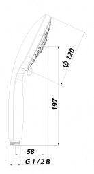 Lemark LM0315C Душевая лейка