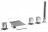 Vega Piccolo 91A0155022 Lux Смеситель на борт ванны (5 элементов)
