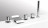 Vega Piccolo 91A0155022 Lux Смеситель на борт ванны (5 элементов)