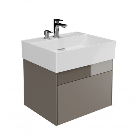 Kerama Marazzi Logica 60 тумба подвесная 2 ящика, песчаный