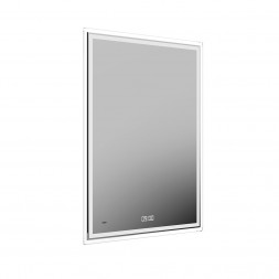 Kerama Marazzi Tecno 60 зеркало c LED с подсветкой, с функцией антизапотевание, белое глянцевое