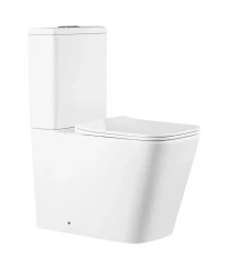 Milleau Wax MYL8303GW Унитаз-компакт  безободковый с микролифтом белый глянец