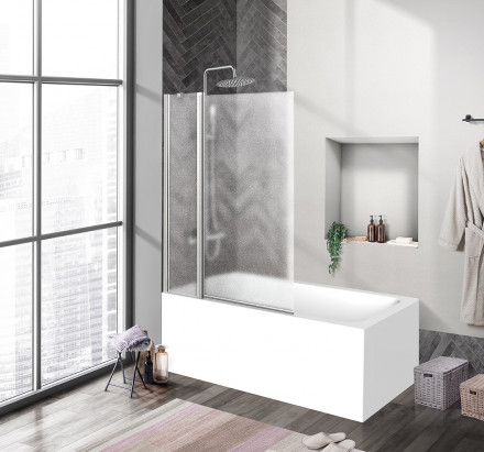 BelBagno UNO-V-11-80/150-P-Cr душевая душевая шторка на ванну