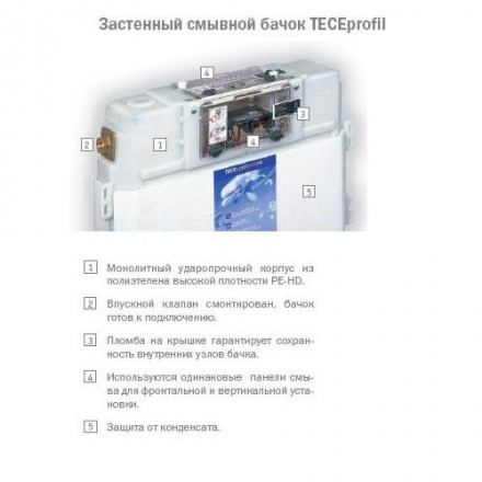 Tece 9041008 бачок для скрытого монтажа