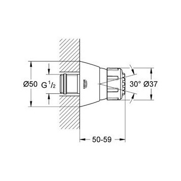 Grohe Relexa plus 28286000 Душевая форсунка