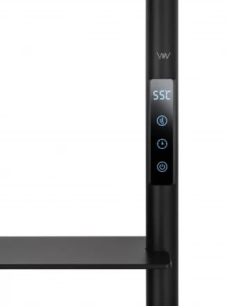 Wonzon &amp; Woghand Dusseldorf WW-A203-MB Полотенцесушитель электрический черный матовый