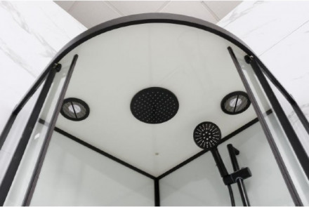 Frank F409/1 Black Душевая кабина 90x90