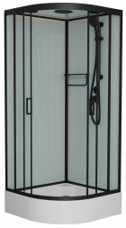 Frank F409/1 Black Душевая кабина 90x90