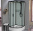 Frank F409/1 Black Душевая кабина 90x90
