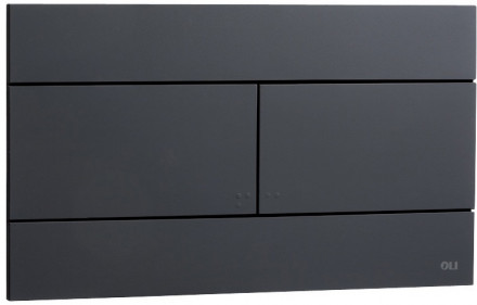 Oli Slim 659055 кнопка смыва черный Soft touch