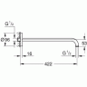 GROHE Rainshower 26146000 душевой кронштейн GROHE Rainshower 26146000 душевой кронштейн