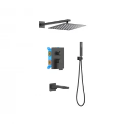 AQUATEK ЛИРА AQ1473MB set 4 в 1 душевой комплект