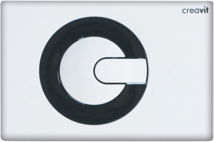Creavit GP5001.02 POWER Черно-белая Кнопка для инсталляции