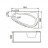 Gemy G9046 B Акриловая ванна 160x95 правая