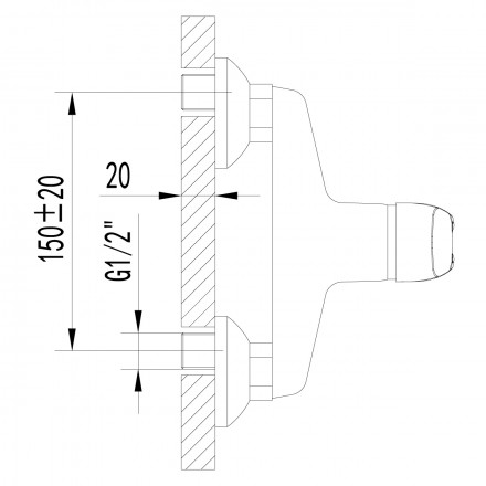 Lemark Omega LM3103C смеситель для душа