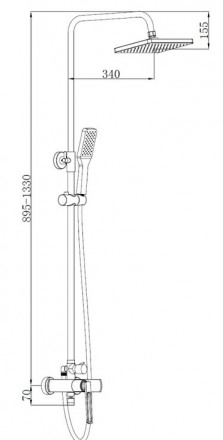 Boch Chika BM8601 Душевая стойка