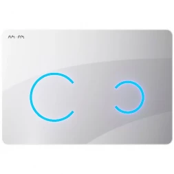 AM.PM I0450B01 Touchless Pro, клавиша для инсталляции сенсорная бесконтактная, стекло, белый