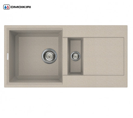 Omoikiri Sakaime 86-2-SA мойка 860x465 бежевый