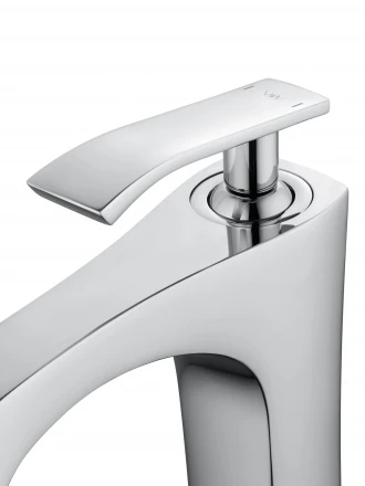 Wonzon &amp; Woghand Triumph WW-561104-CR Смеситель для раковины высокий белый матовый
