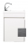 Belbagno PIETRA MINI-460-1A-SO-SCM-L Тумба под раковину подвесная