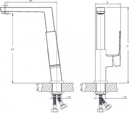 Rush Thira TR3635-23 Смеситель для кухни