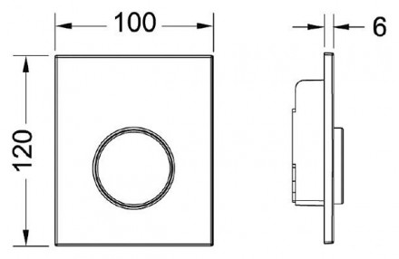 TECE Loop 9242627 клавиша смыва