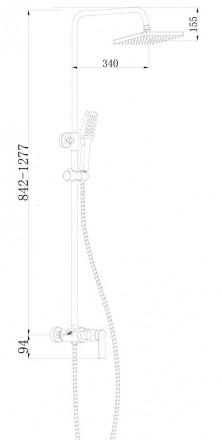 Boch Mimi BM8602 Душевая стойка
