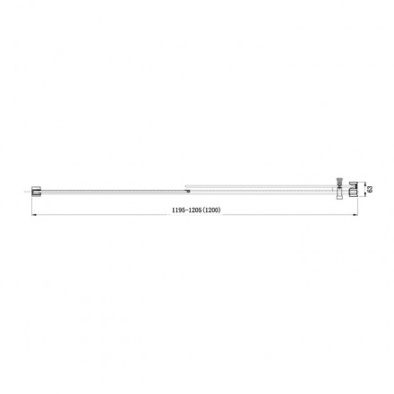 Aquanet Delta NPD6121 120 Душевая дверь