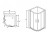 RGW PA-55 06085588-11 Душевой угол 80x80