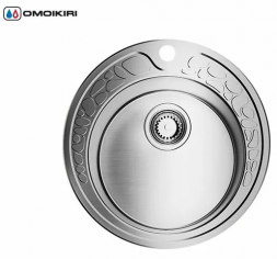 Omoikiri Tovada 49-1-IN мойка 490x490 нержавеющая сталь