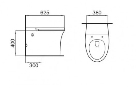 Ceruttispa NAUTILUS Pulse CT10200 Унитаз с функцией импульсного смыва