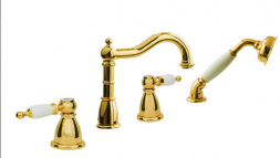 Смеситель на борт ванны Boheme Oro 395