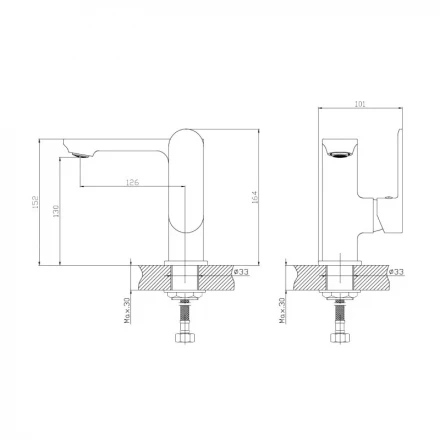 Haiba HB12590 Смеситель для раковины