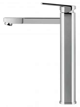 Wonzon &amp; Woghand Frame WW-88239010-CR Смеситель для раковины высокий черный матовый