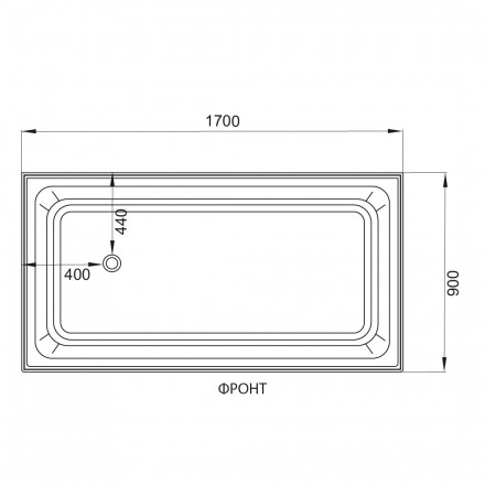 Deto V170 Душевая Кабина с ванной 170x85