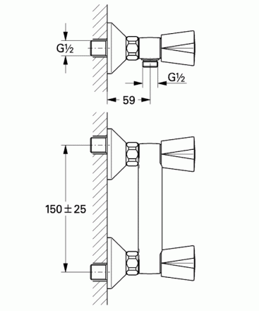 Grohe Costa L 26330001 Смеситель для душа