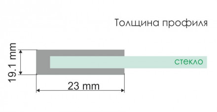 WasserKRAFT Dill 61S31 Душевая дверь 1400
